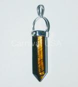 Gold Tigers Eye Power Pendant