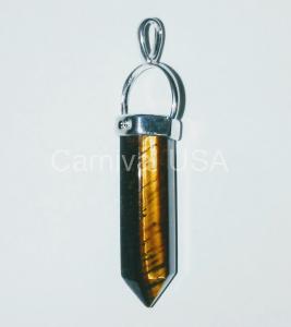 Gold Tigers Eye Power Pendant