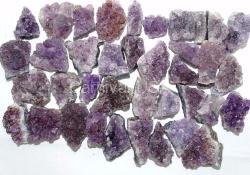 Amethyst Mini Clusters Flat
