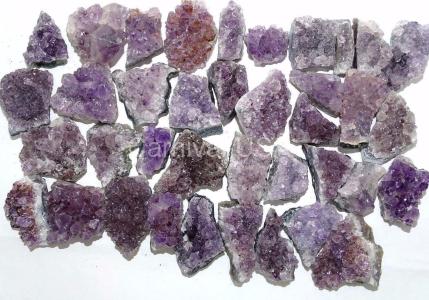 Amethyst Mini Clusters Flat