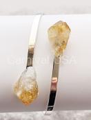 Silver Plated Citrine Bracelet