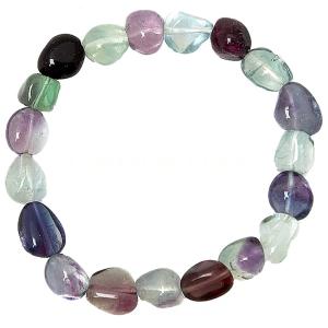 Fluorite free-form bead Bracelet