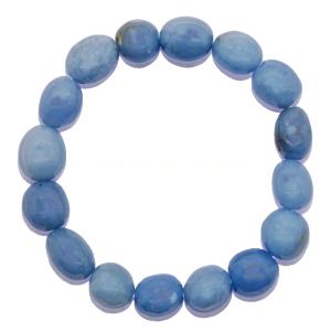 Angelite Free-Form Bead Bracelet