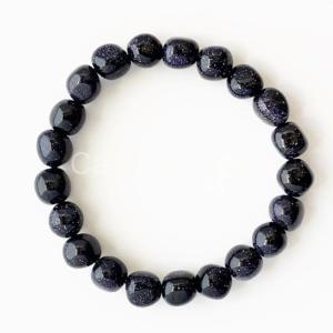 Blue Goldstone Free Form Bracelet