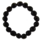 Black Tourmaline Free-Form Bead Bracelet