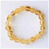 Citrine Free-Form Bead Bracelet