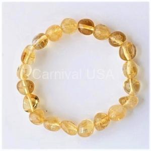 Citrine Free-Form Bead Bracelet