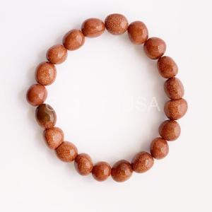 Red Goldstone Free Form Bracelet