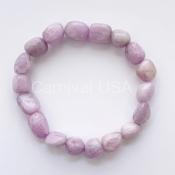 Kunzite Free-Form Bead Bracelet
