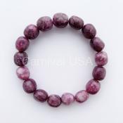 Lepidolite Free-Form Bead Bracelet