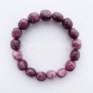 Lepidolite Free-Form Bead Bracelet