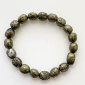 Pyrite Free-Form Bead Bracelet