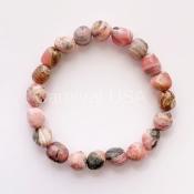 Rhodochrosite Free Form Bracelet