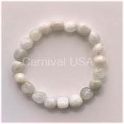 Rainbow Moonstone Free Form Bracelet