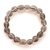 Smoky Quartz Bead Bracelet