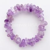 Amethyst Free-Form Tumbled Bracelet