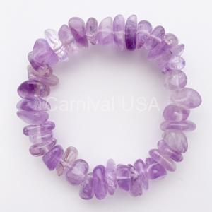 Amethyst Free-Form Tumbled Bracelet