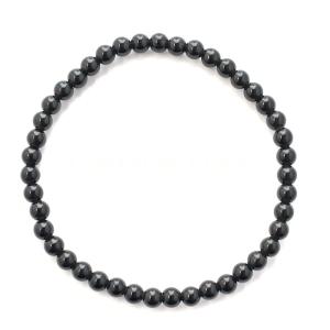 Black Obsidian Tiny Bead Bracelet
