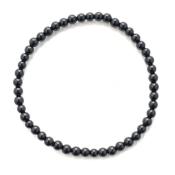 Black Tourmaline Tiny Bead Bracelet
