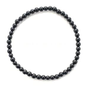 Black Tourmaline Tiny Bead Bracelet