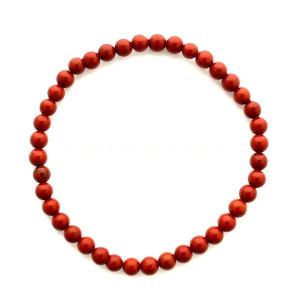 Red Jasper Tiny Bead Bracelet