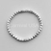 White Howlite Tiny Bead Bracelet