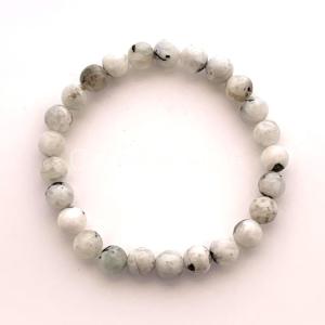Rainbow Moonstone 8mm Bead Bracelet