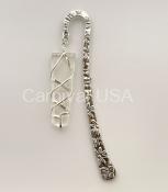 Silver Plated Clear Quartz Bookmark
