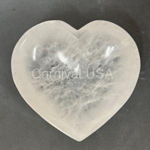Bowl- Selenite Heart Shape