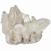 Clear Quartz  Cluster Candle Holder