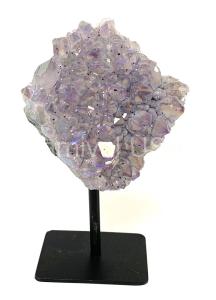 Amethyst Aura Cluster on Stand