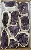 Amethyst Clusters Flat (MED)