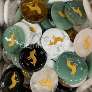 Coyote Totem stone