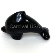 Black Obsidian Dolphin