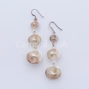 Sterling Silver Swirl Earrings