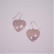 Sterling Silver Heart Earrings