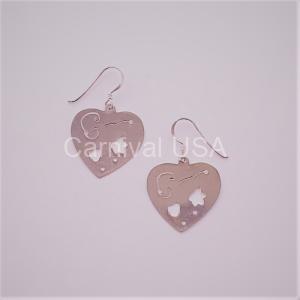 Sterling Silver Heart Earrings
