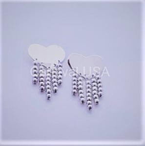 Sterling Silver Heart Earrings