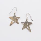 Sterling Silver Star Earrings