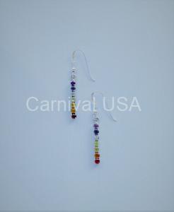 Chakra Faceted Stones Earrings