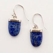 Sterling Silver Lapis Earrings