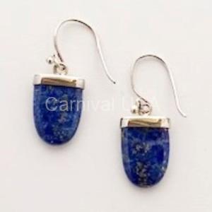 Sterling Silver Lapis Earrings