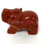 Red Jasper Elephant