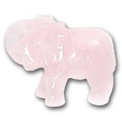 Rose Quartz Elephant