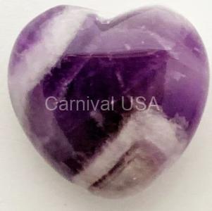 Amethyst (Chevron) Pocket Heart
