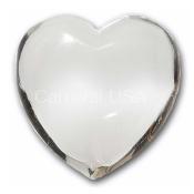 Clear Quartz Hand Held Heart