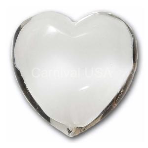 Clear Quartz Hand Held Heart
