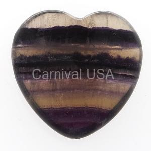 Fluorite Hand Held Heart