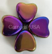 Rainbow Hematite Pocket Heart