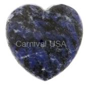 Sodalite Hand Held Heart 1.6